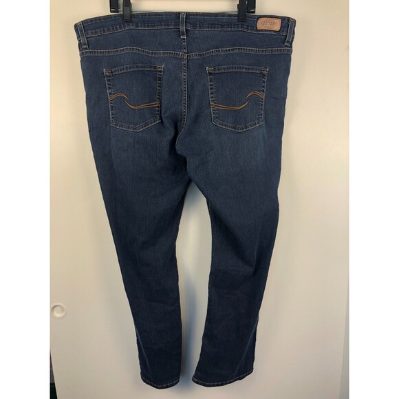 24W Signature by Levi Strauss Mid Rise Modern Straight Jeans 42 X 30 - Picture 3 of 10